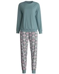 CALIDA - Floral-Print Pyjama Set - Lyst