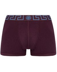 Versace - Boxershorts Mit Greca-Bund - Lyst