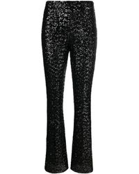 Oséree - Wide-Leg Trousers Embellished With Sequins - Lyst