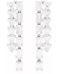 SHAY - 18Kt Double Diamond Waterfall Earrings - Lyst