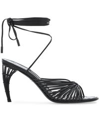 Ferragamo - Curved-heel Sandals - Lyst