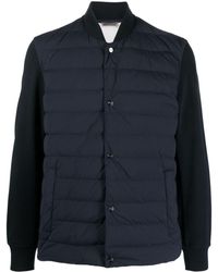 Herno - Contrasting-sleeves Padded Jacket - Lyst