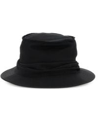 Yohji Yamamoto - Drape Wool Hat - Lyst