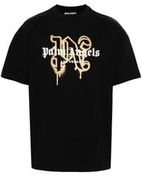 Palm Angels - Las Vegas Monogram-Print T-Shirt - Lyst