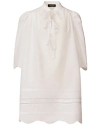 Fabiana Filippi - Tie Neck Openwork Dress - Lyst