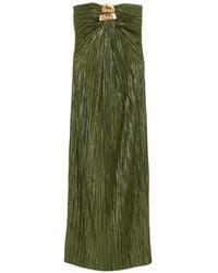 Cult Gaia - Sequoia Pleated Maxi Dress - Lyst