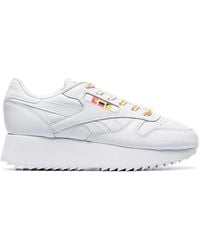 Reebok - White X Gigi Hadid Classic Chunky Leather Low-top Sneakers - Lyst
