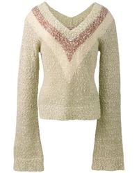 KNWLS - Pull Moucheté À Col V - Lyst