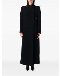 Tom Ford - Long Wool Coat Blac - Lyst
