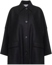 Harris Wharf London - Button-Fastening Patch-Pocket Coat - Lyst