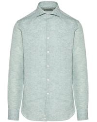 Canali - Buttoned Shirt - Lyst