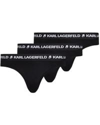 Karl Lagerfeld - ロゴ ブリーフ 3枚組 - Lyst