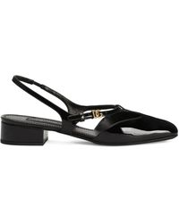 Dolce & Gabbana - エナメルレザー スリングバックパンプス - Lyst