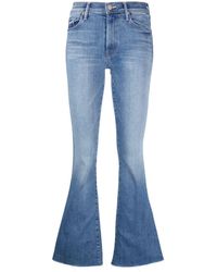 Mother - Ausgestellte Cropped-Jeans - Lyst