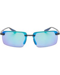 Maui Jim - Laulima Square-Frame Sunglasses - Lyst
