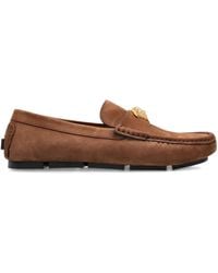 Versace - Suede Loafers - Lyst