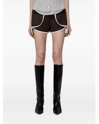 SRVC Studio - Origami Contrast-Binding Shorts - Lyst