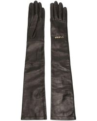 Lanvin - Melodie Elbow-length Leather Gloves - Lyst