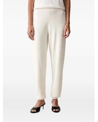 Joseph Ribkoff - Textured Elasticated-Waistband Trousers - Lyst