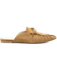 Tela - Flache Mules Mit Schleifendetail - Lyst