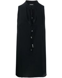 Dondup - Keyhole-Neck Sleeveless Dress - Lyst