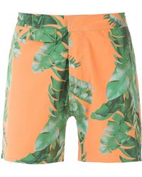 Amir Slama - Foliage Print Swim Short - Lyst