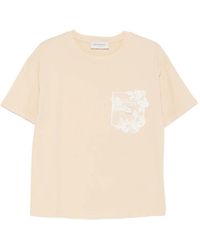 ERMANNO FIRENZE - Floral-Pocket T-Shirt - Lyst