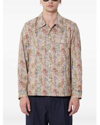 Corridor NYC - Paisley-Print Long-Sleeve Shirt Jacket - Lyst
