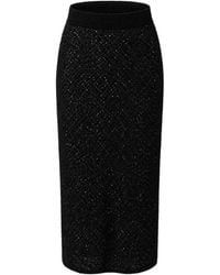 Toccin - Jupe Mi-Longue Alisha À Ornements En Sequins - Lyst