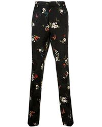 Amiri - Floral Embroidered Pleated Trousers - Lyst