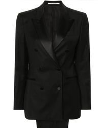 Tagliatore - Satin-lapels Double-breasted Suit - Lyst