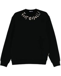 Just Cavalli - Sweater With Logo On The Edge - Lyst