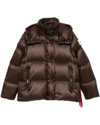 AFTER LABEL - Donsjack Met Capuchon - Lyst