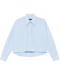Fabiana Filippi - Chemise Crop À Manches Longues - Lyst