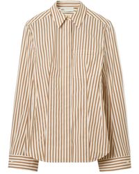 Tory Burch - Striped Cotton Shirt - Lyst