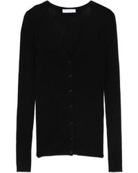 Majestic Filatures - Merino-Silk Blend Button Cardigan - Lyst