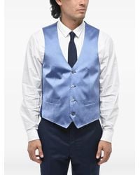 Corneliani - Cerimonia Academy Silk Satin Waistcoat - Lyst