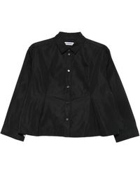 Jil Sander - Pleat-Detail Shirt - Lyst
