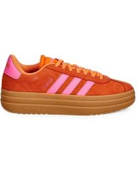 adidas - Vl Court Suede Platform Sneakers - Lyst
