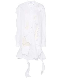 Viktor & Rolf - Cut Out-Detail Shirt Dress - Lyst