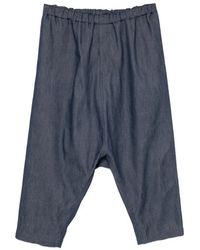COMME DES GARÇON BLACK - Elasticated-Waistband Trousers - Lyst