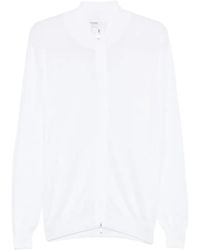 Gran Sasso - Zip-Up Cotton Cardigan - Lyst