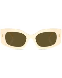Tory Burch - Gafas de sol Miller con montura rectangular - Lyst