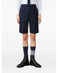 Thom Browne - Super 120's Twill Backstrap Bermuda Shorts - Lyst