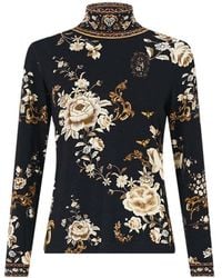 CAMILLA - Flamenco Folklore Floral Top - Lyst