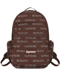 Supreme - Logo-Print Backpack - Lyst