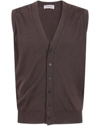 John Smedley - Bolton Sleeveless Vest - Lyst