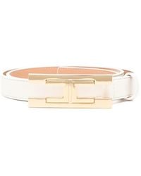 Elisabetta Franchi - Logo-Buckle Belt - Lyst