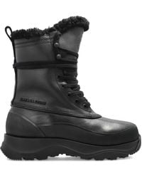 Canada Goose - Fur-Trim Lace-Up Boots - Lyst