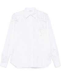 Ermanno Scervino - Chemise À Appliqué Floral - Lyst